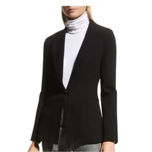 Theory 🆕 Etienette Stretch Knit Empire Wool Blazer. size 8.